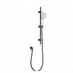 Kaya Rail Shower Matte Black With Chrome Head